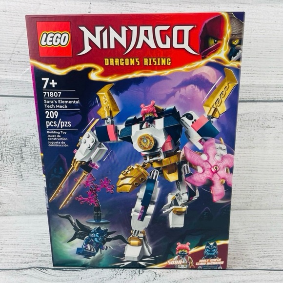 LEGO Ninjago Sora's Elemental Tech Mech Set NEW - Picture 1 of 6